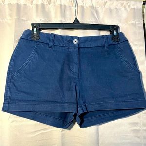 Southern Tide Shorts Womens 0 Navy Leah Skipjack Chino Flat Front Stretch Cotton